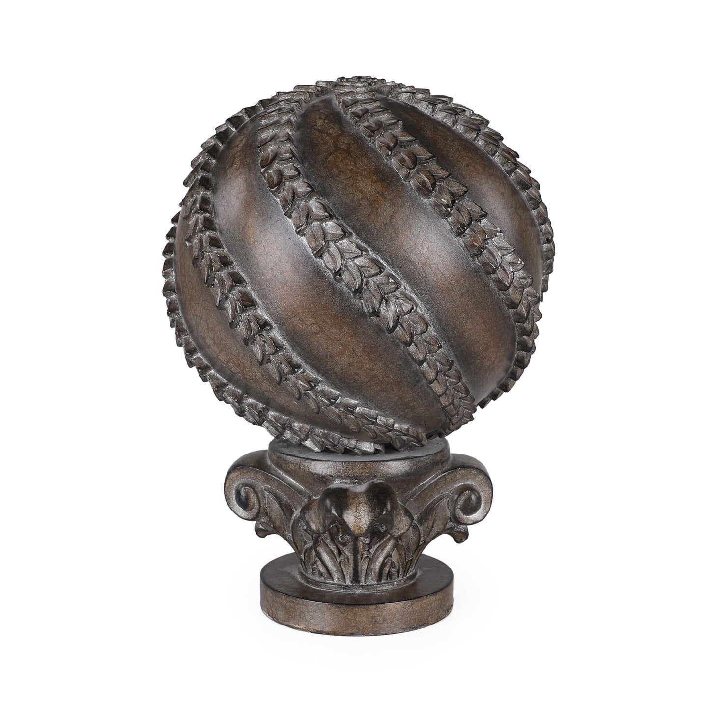 2905- كرات - مجموعة من 2، إكليل لوريل مقاس 8-9 بوصات