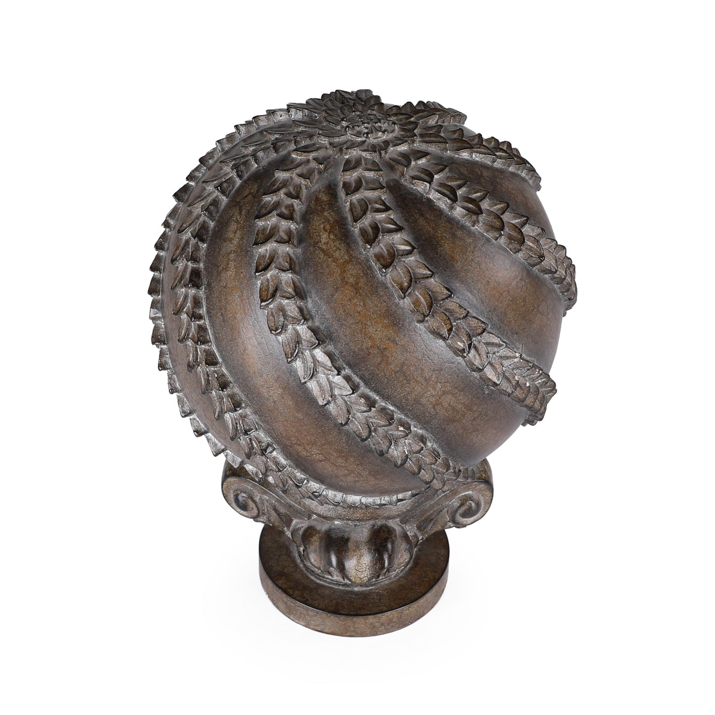 2905- كرات - مجموعة من 2، إكليل لوريل مقاس 8-9 بوصات