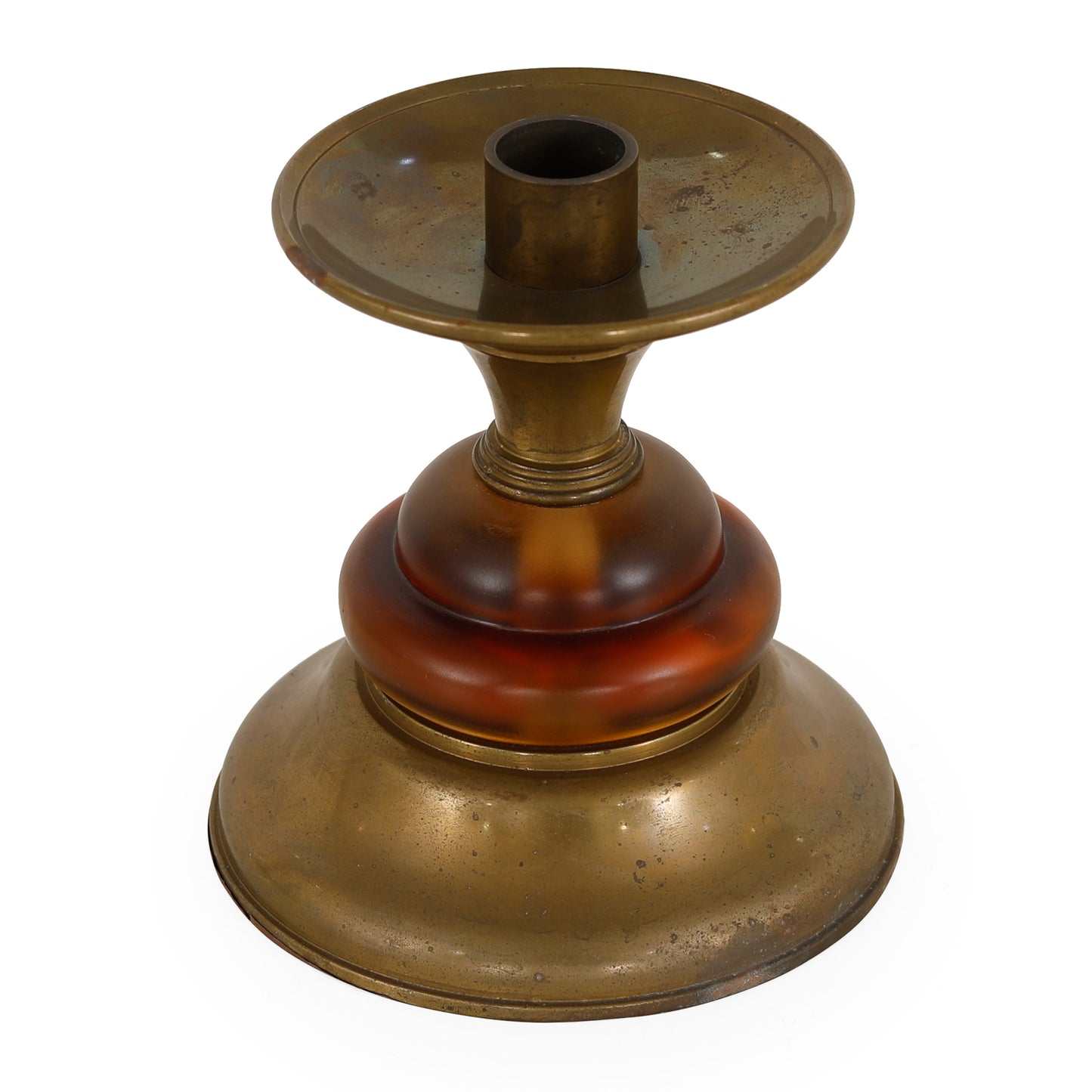 3 حوامل شموع، 6-13-20 ارتفاع، لون كهرماني