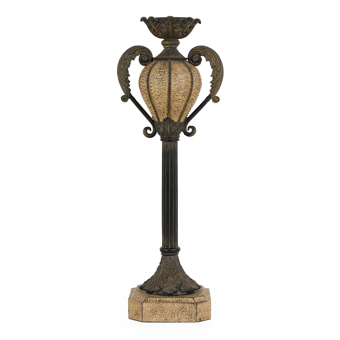 حامل شموع 8 عرض × 6 عمق × 22 ارتفاع (مجموعة من قطعتين)