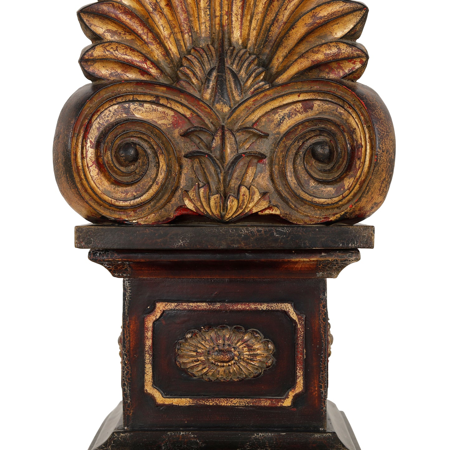 IONIC FINIAL - 11W X 11D X 22H - DISTRESS