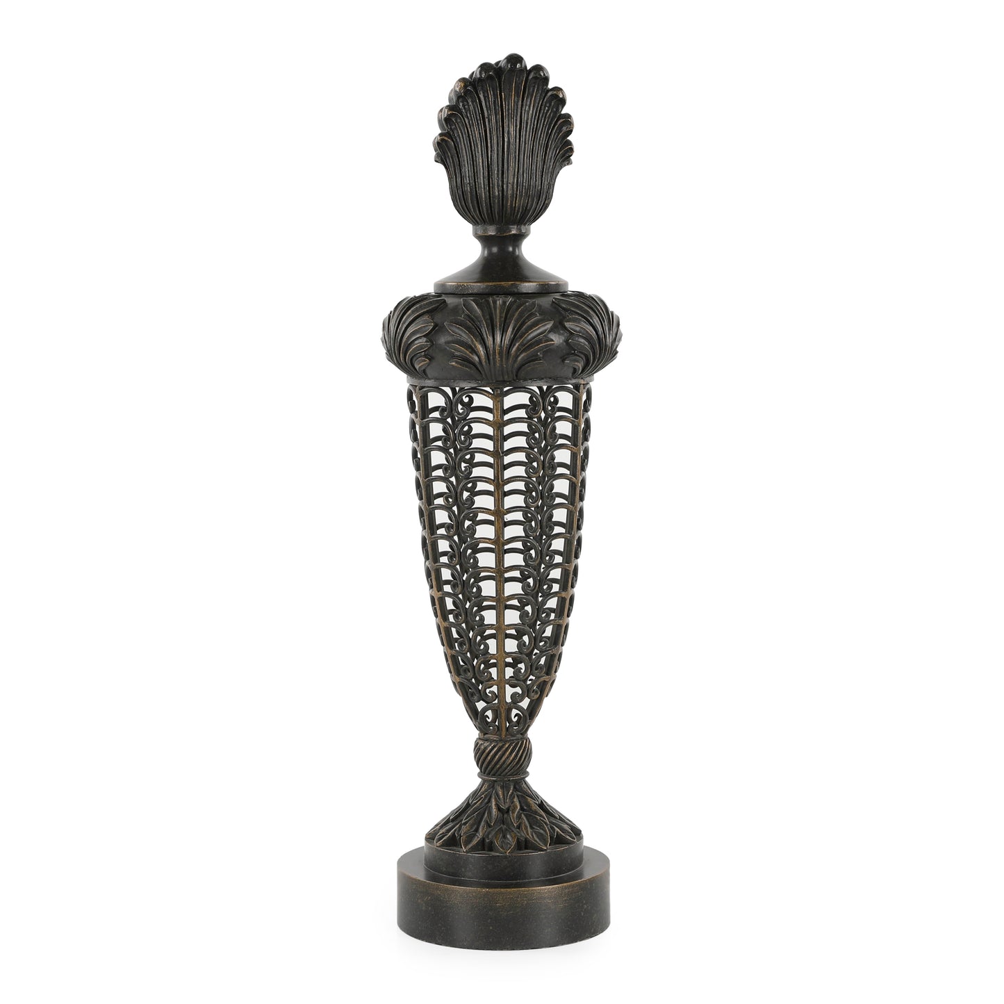 3330-FILIGREE JAR - 7 DIA X 25 H
