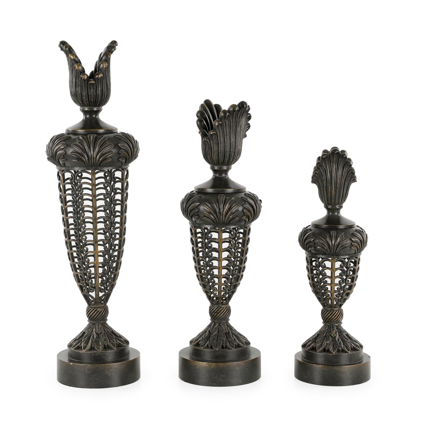 3330-FILIGREE JAR - 7 DIA X 25 H