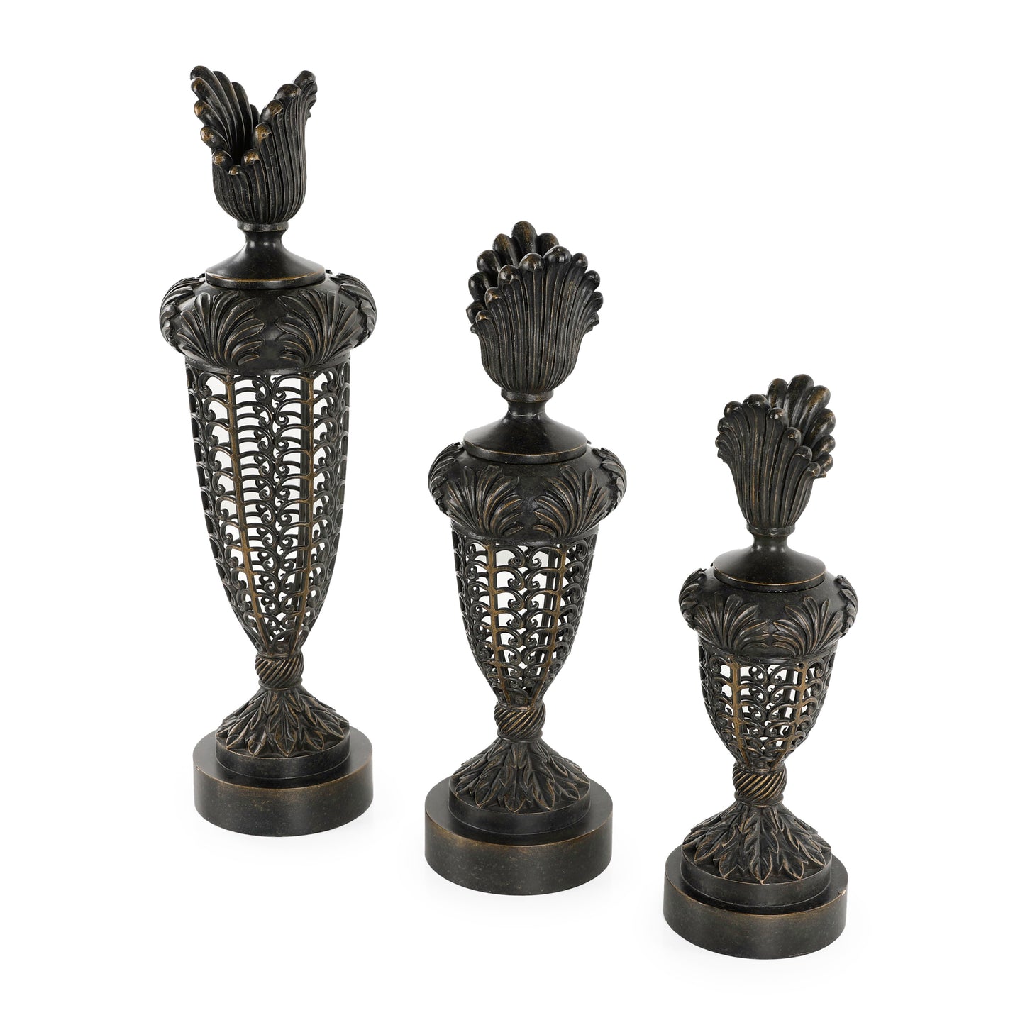 3330-FILIGREE JAR - 7 DIA X 25 H