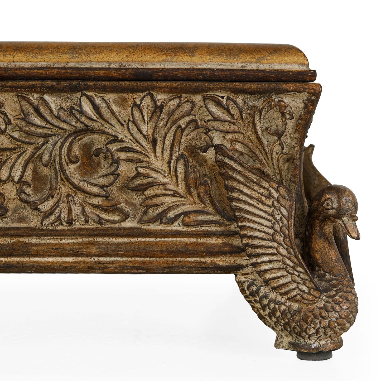 3639 - BOX - 18W X 13D X 8H - FLORENTINE GOLD