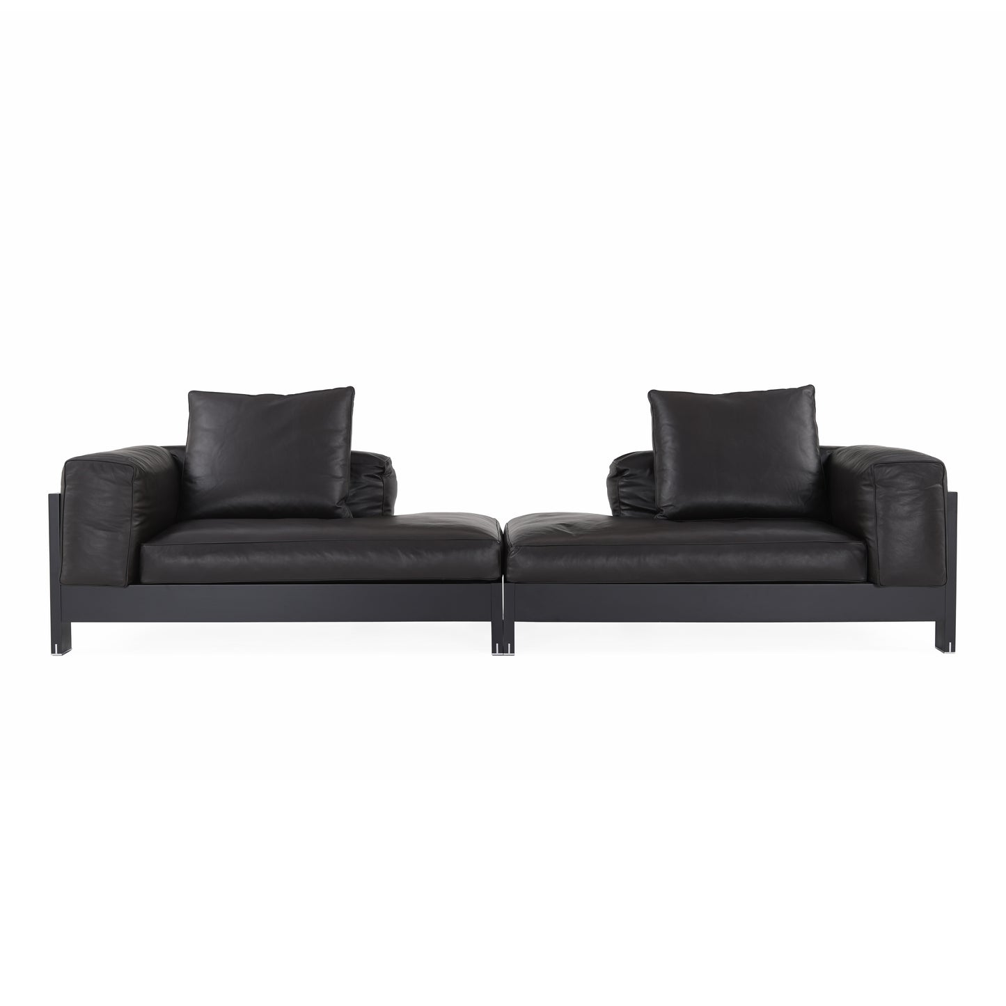 Alison Black Chaise Longue 140 Left Right (Set of 2) | Minotti