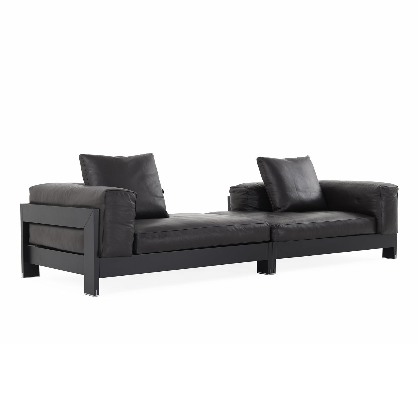 Alison Black Chaise Longue 140 Left Right (Set of 2) | Minotti