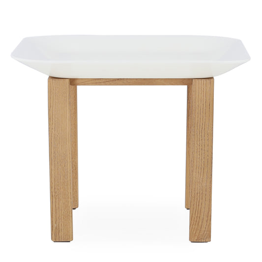 Fergana table Glacier Ice white-Natural Oil finish | Moroso