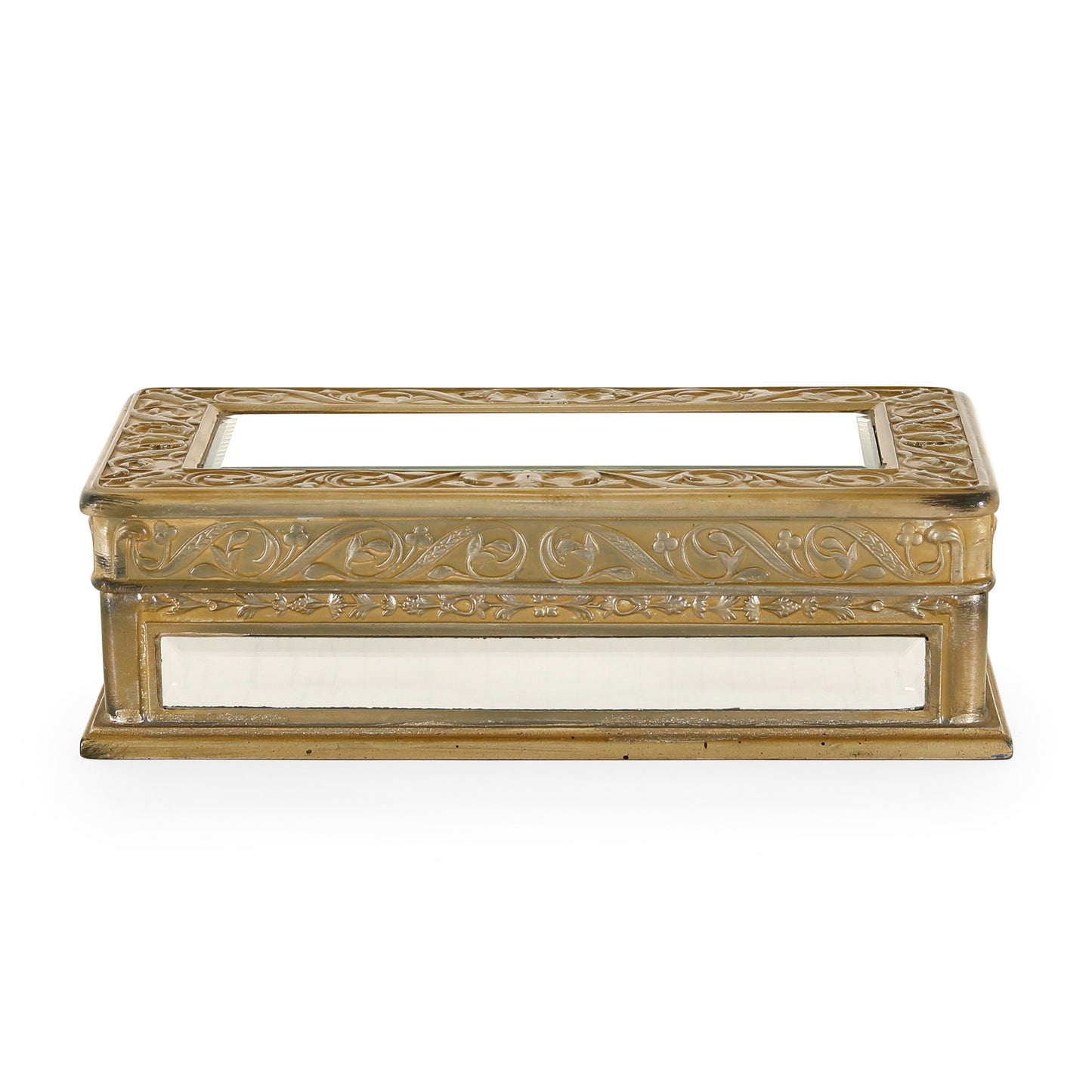 صندوق مستطيل ذو مرآة