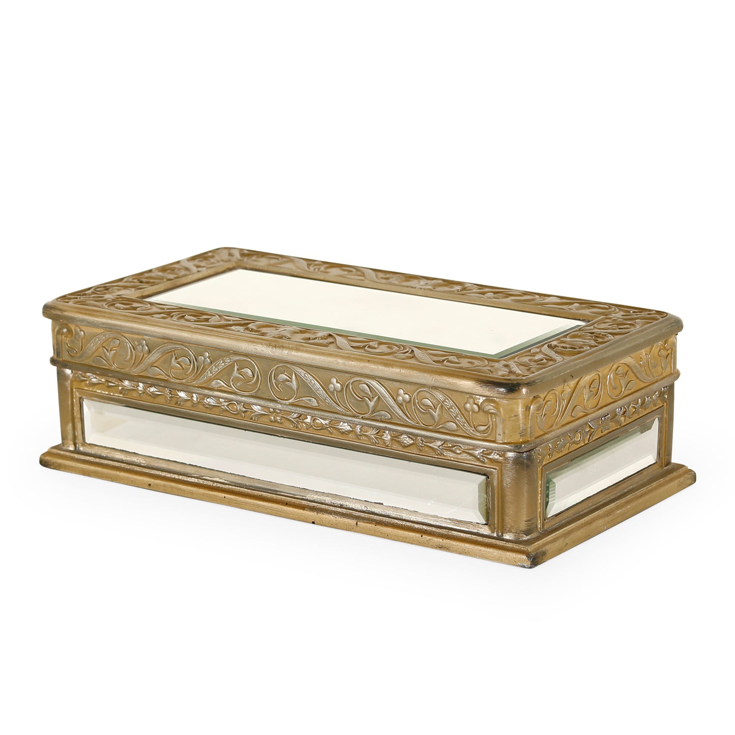 صندوق مستطيل ذو مرآة