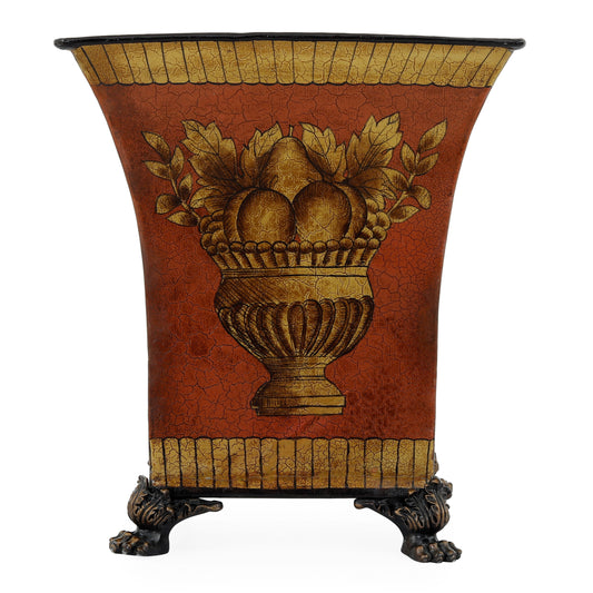 وعاء زرع حديدي من الراتنج