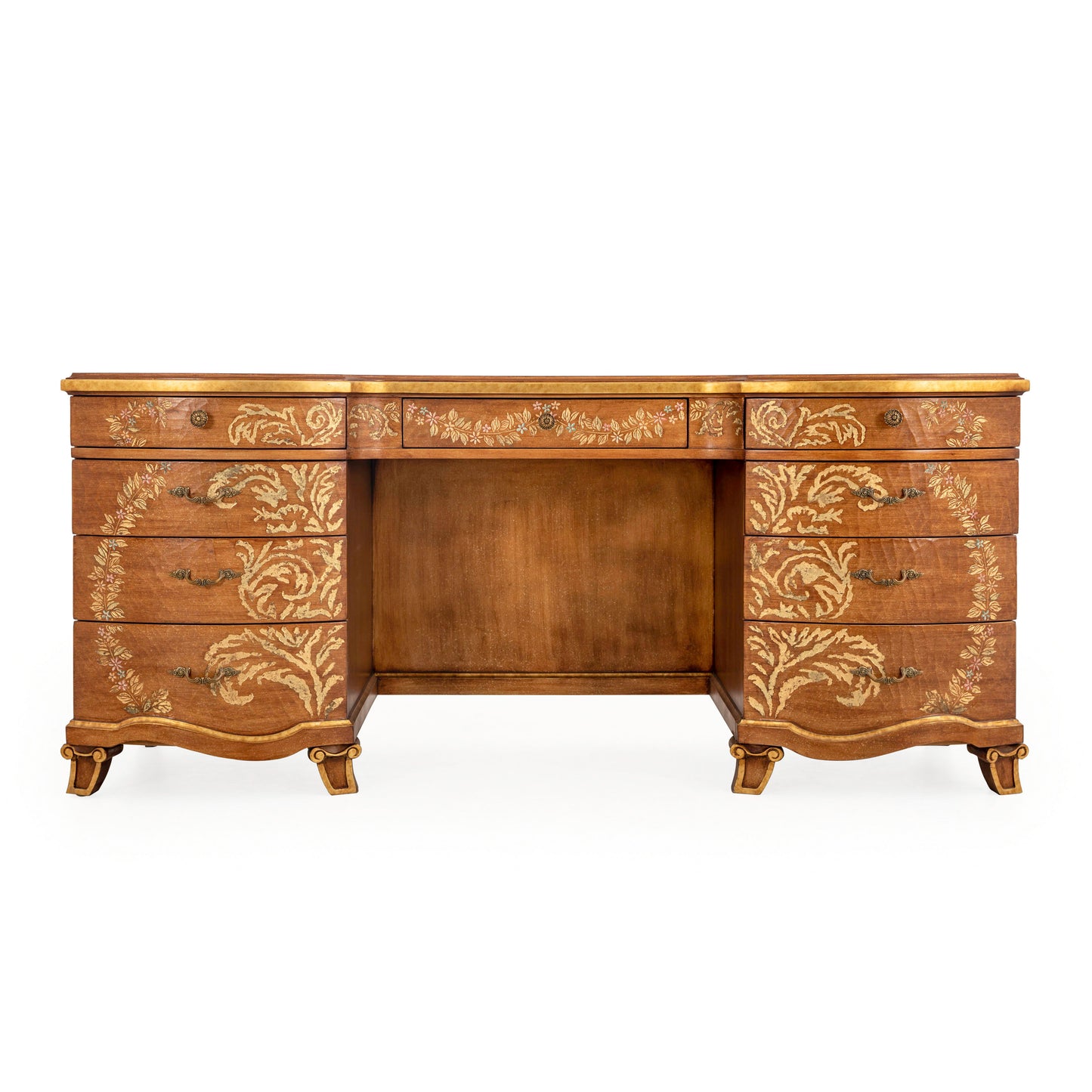 خزانة ملابس مزينة بزهرة الجيرانيوم (مجموعة من 6 قطع)