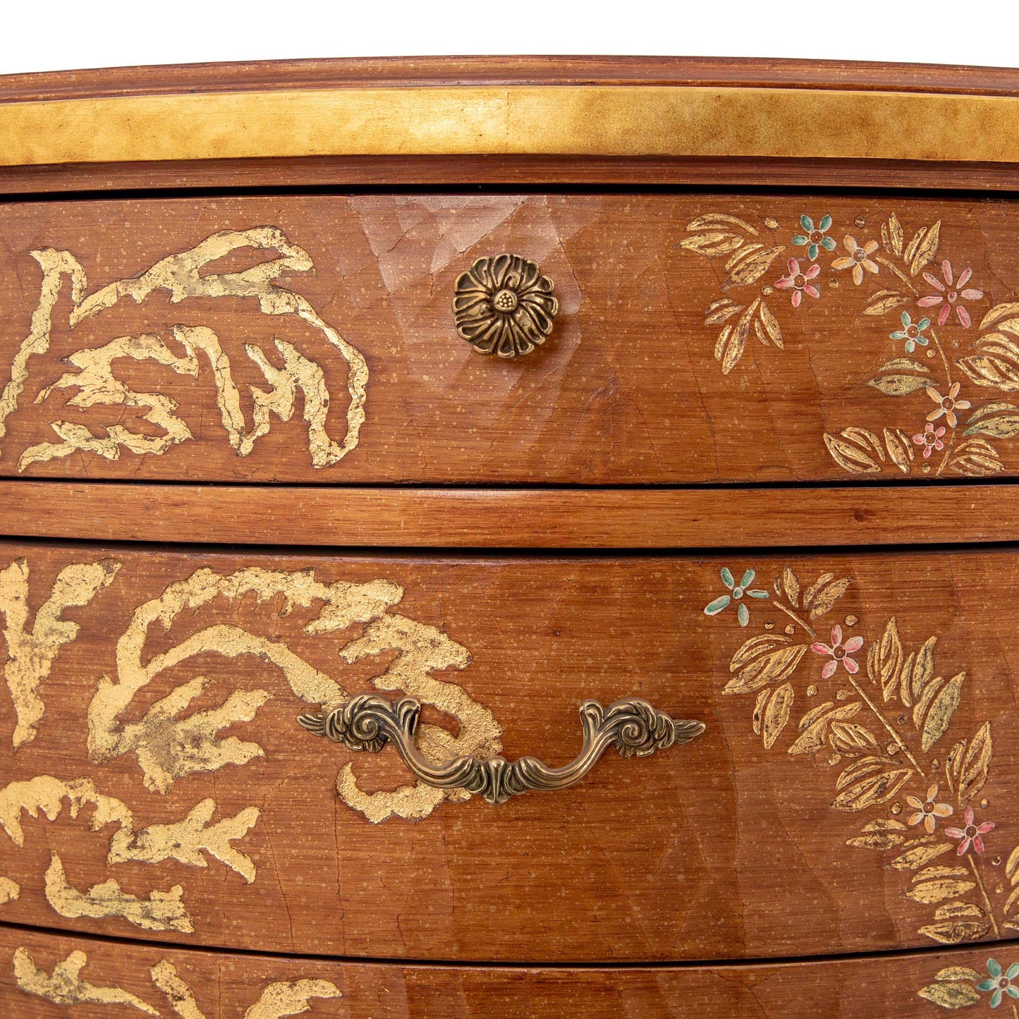 خزانة ملابس مزينة بزهرة الجيرانيوم (مجموعة من 6 قطع)