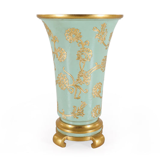 مزهرية حديقة من اليشم