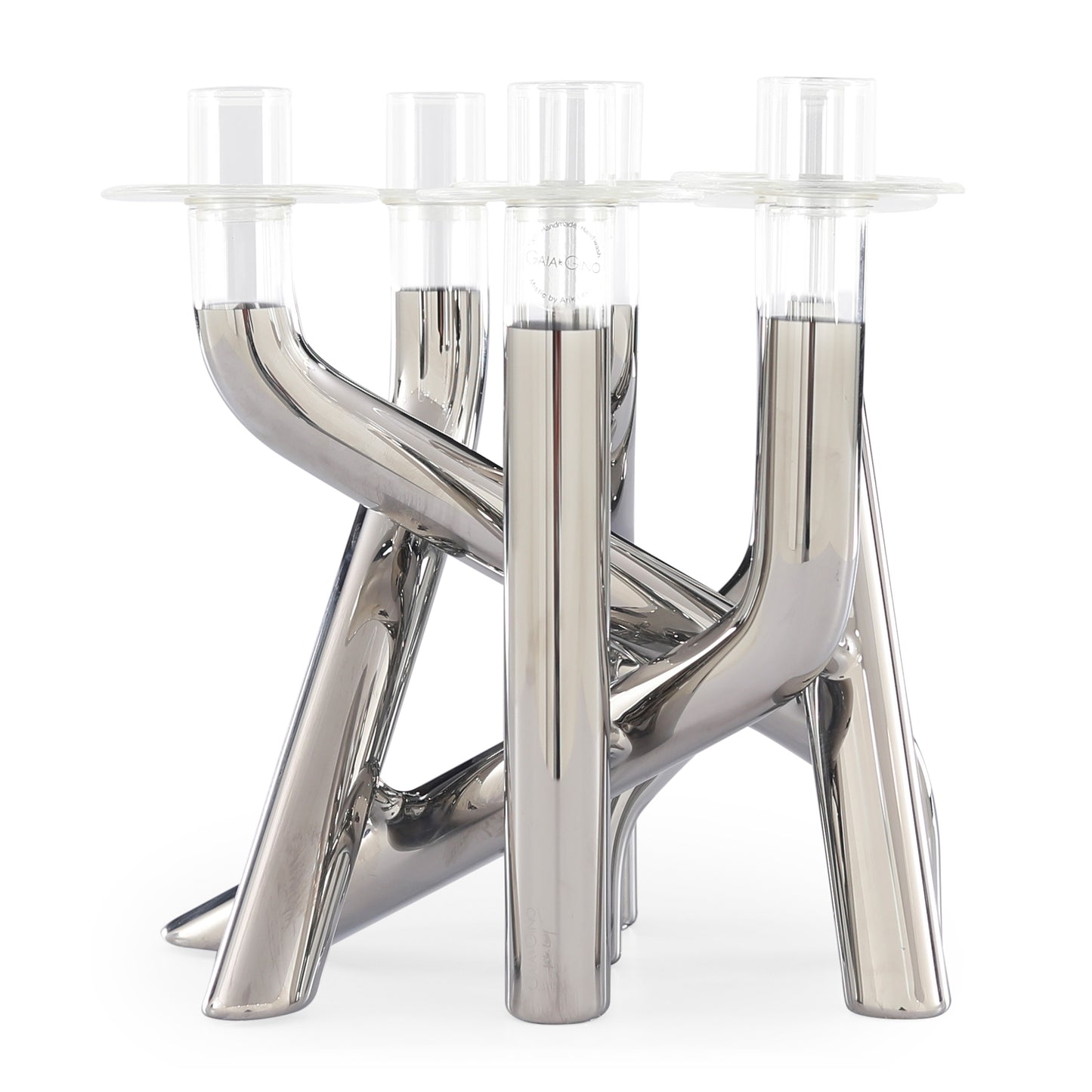 Mistic candleholder Silver | Gaia Gino