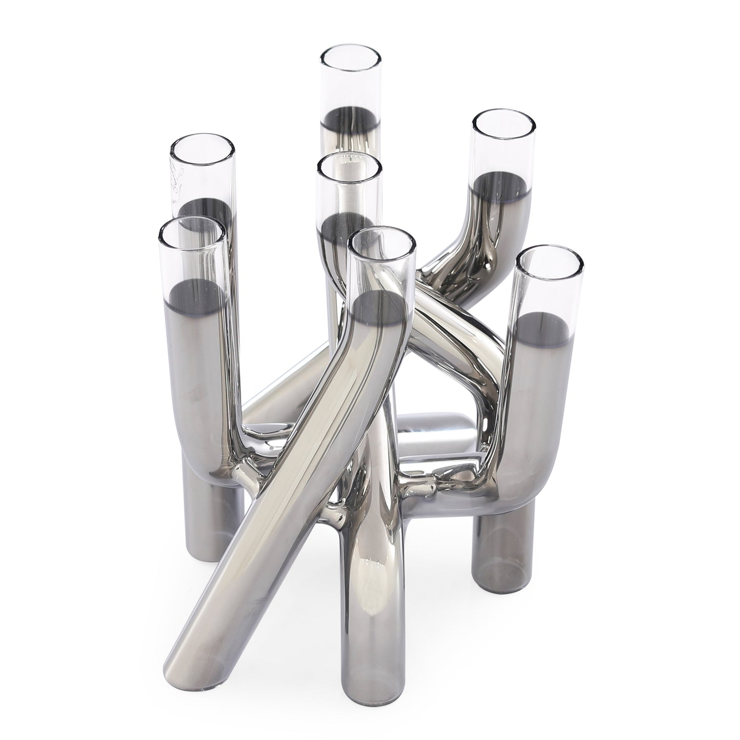 Mistic candleholder Silver | Gaia Gino