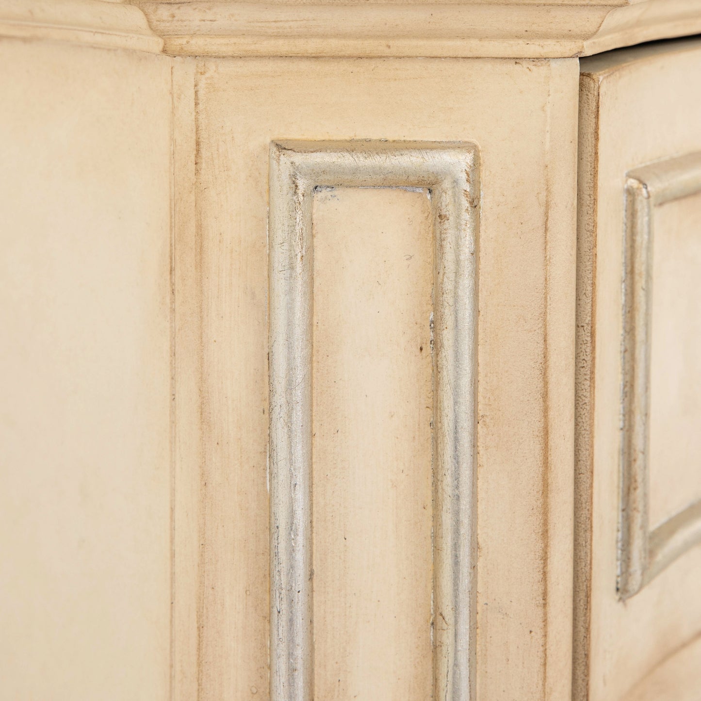 High Cloud Dresser With White And Gold Color