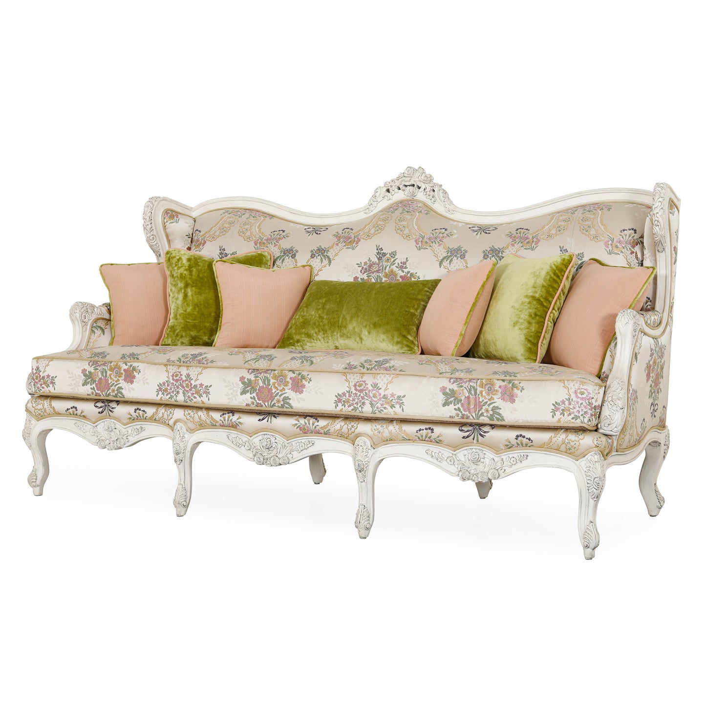 Kingsley Sofa White With SPVSA5677FAB - Farsh