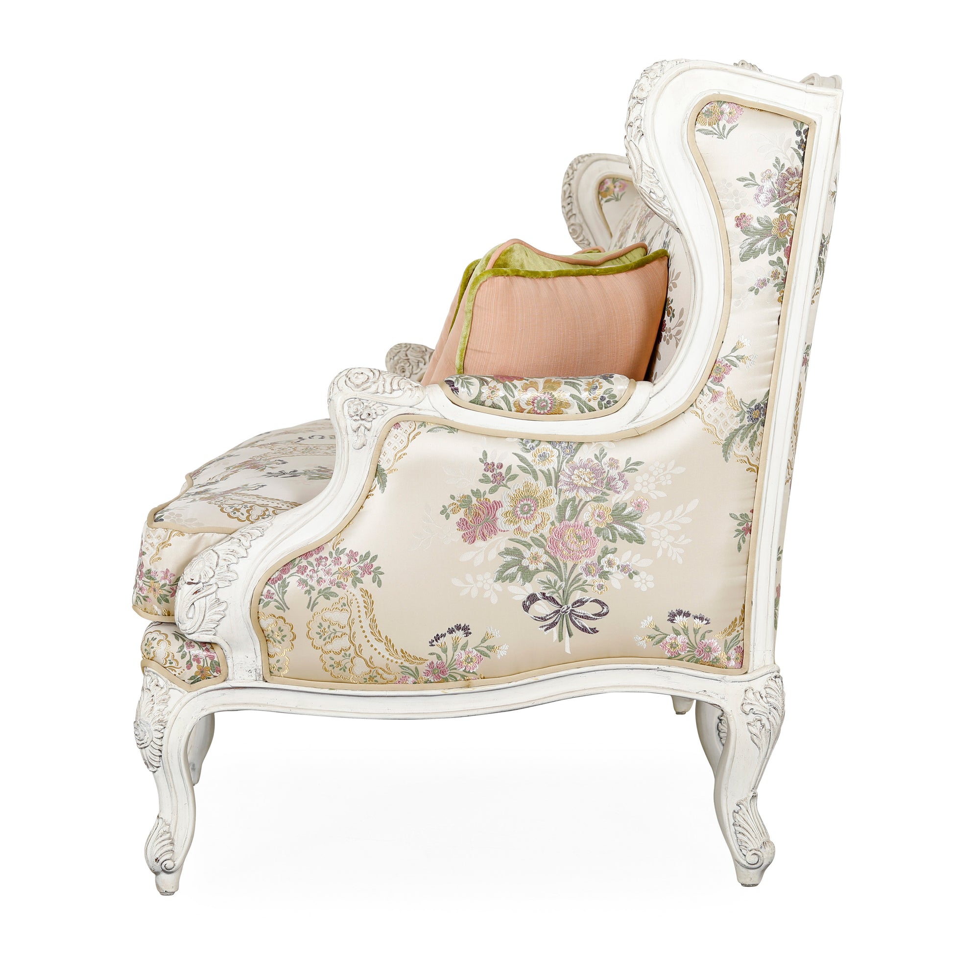 Kingsley Sofa White With SPVSA5677FAB - Farsh