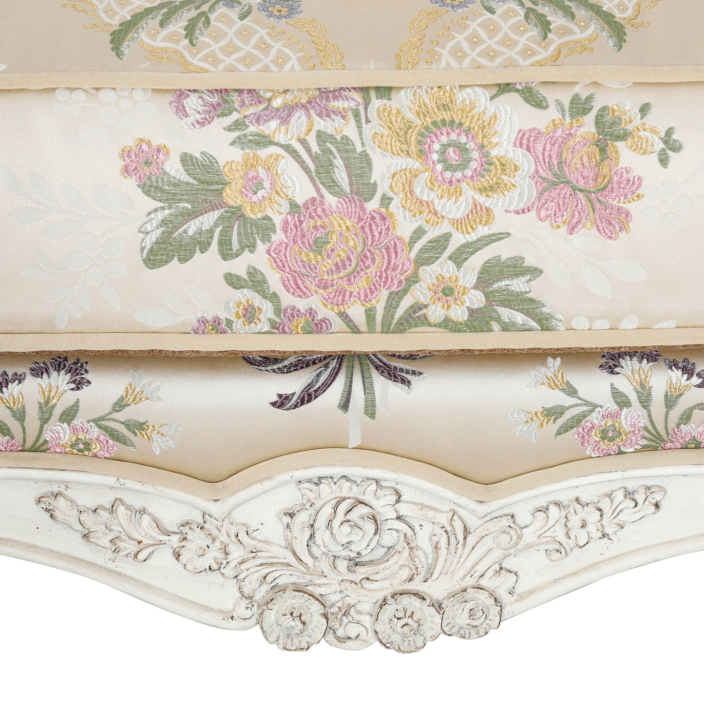 Kingsley Sofa White With SPVSA5677FAB - Farsh