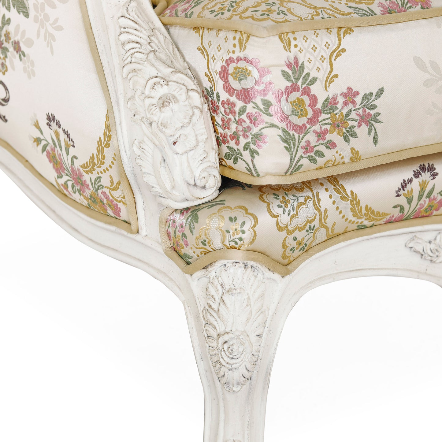 كرسي كينغسلي أبيض مع SPVSA5677FAB