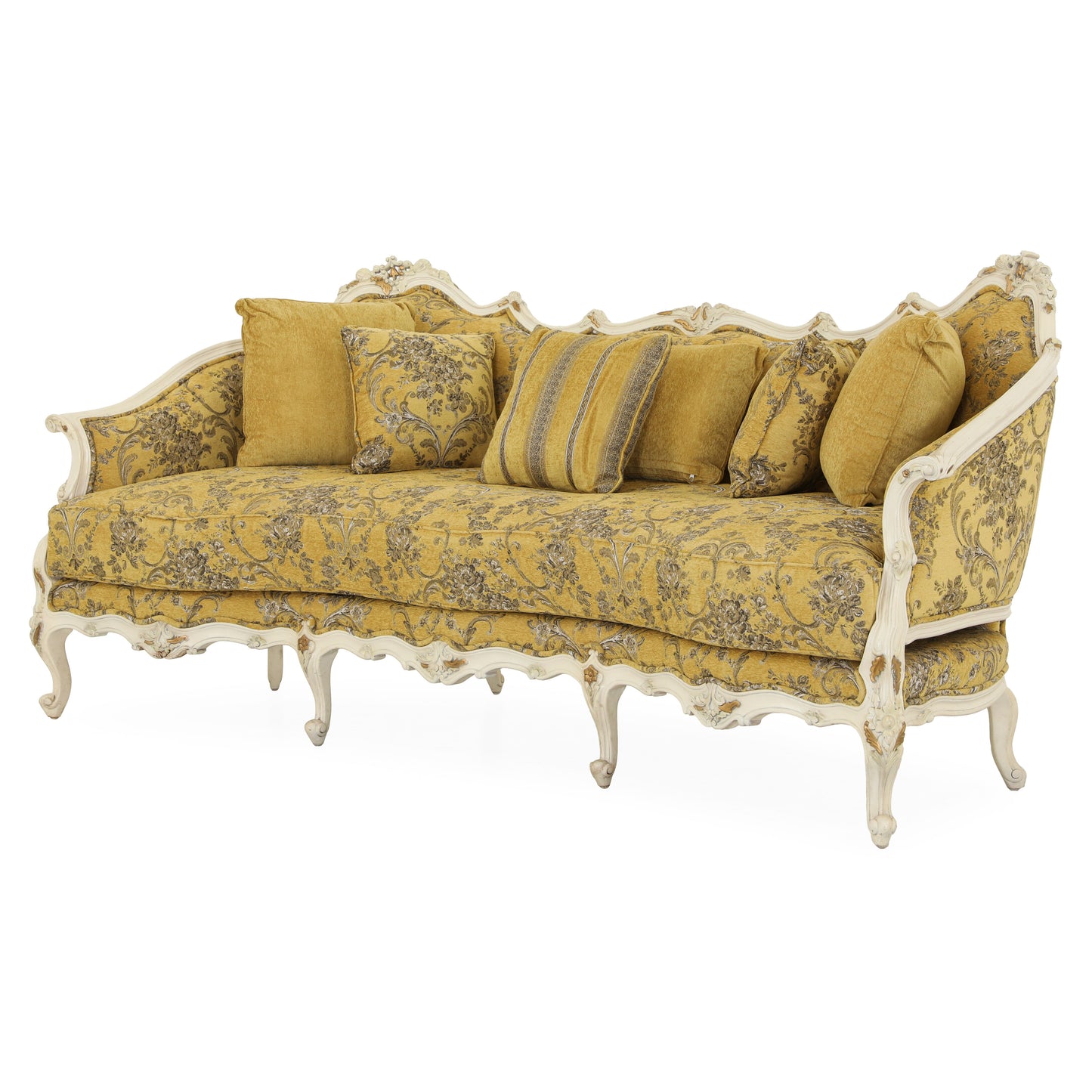 Jacqueline Sofa Set Yellow (Set of 4) | The Gallery