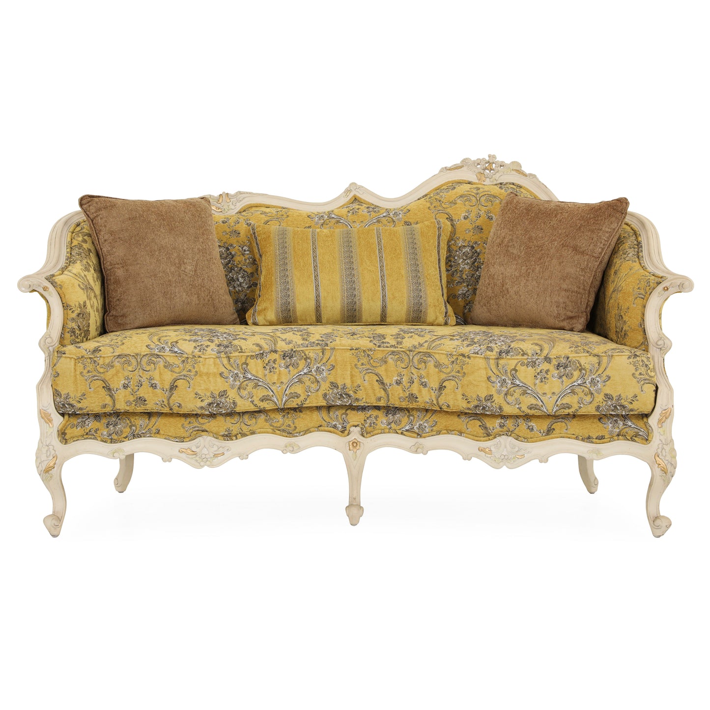 Jacqueline Sofa Set Yellow (Set of 4) | The Gallery