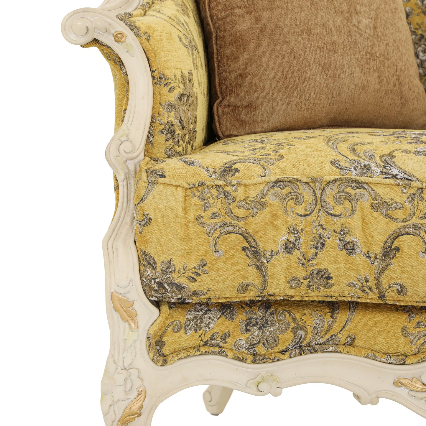 Jacqueline Sofa Set Yellow (Set of 4) | The Gallery