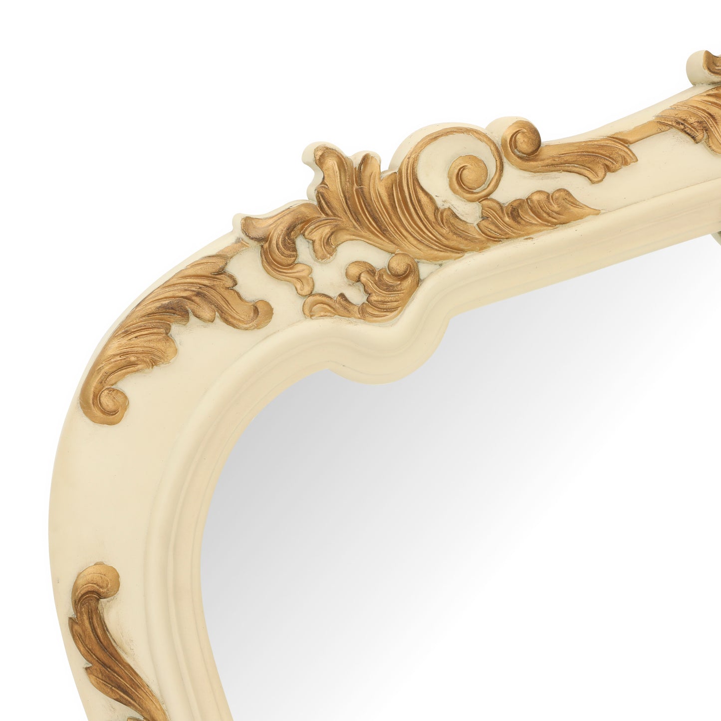 EMILE KING BED ROOM WITH ANTIQUE IVORY AND GOLD FINISH