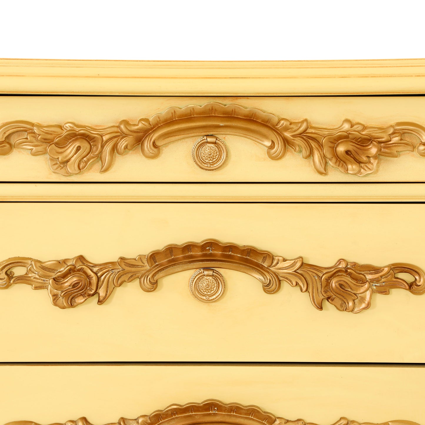 EMILE ING BED ROOM GOLDEN YELLOW FINISH