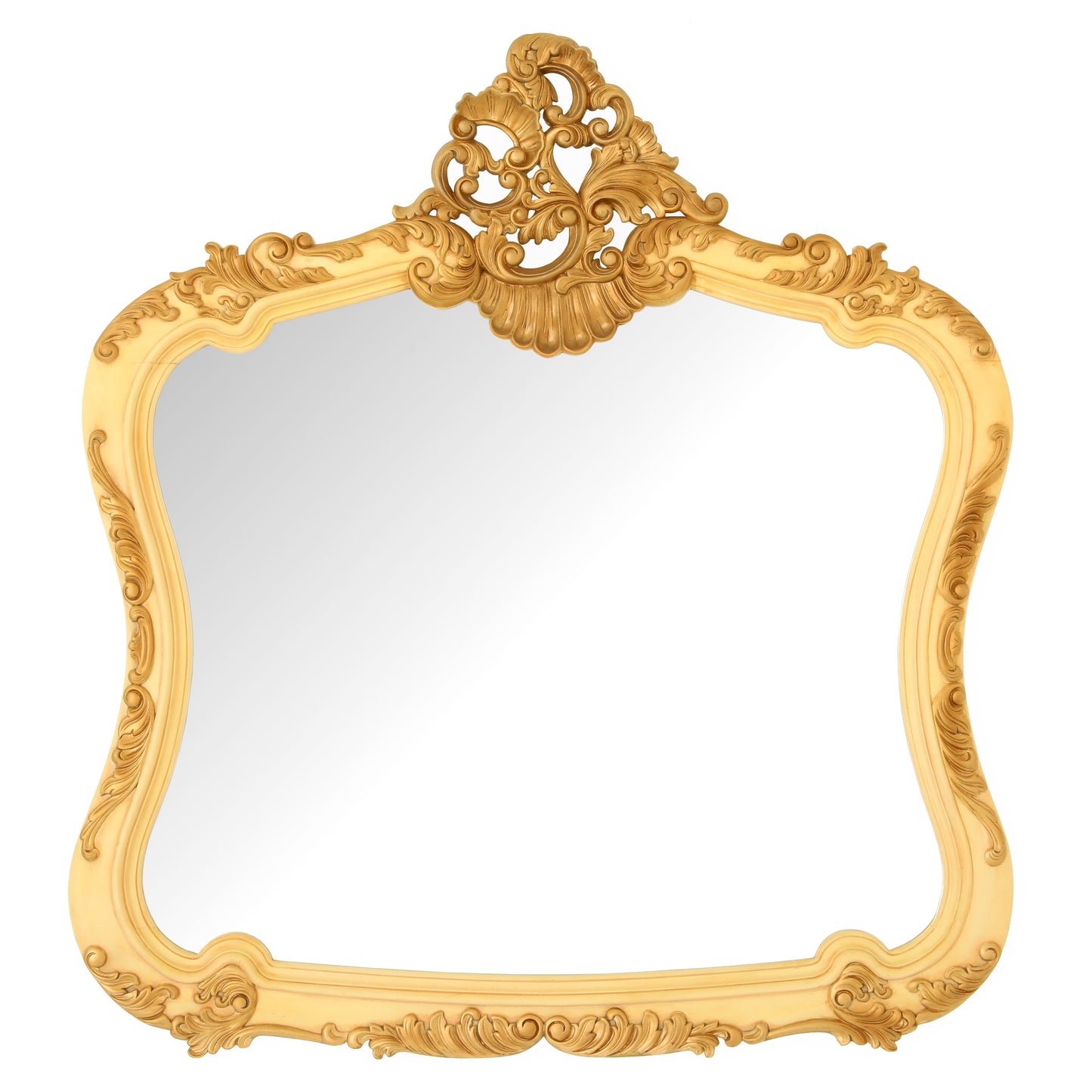 EMILE ING BED ROOM GOLDEN YELLOW FINISH