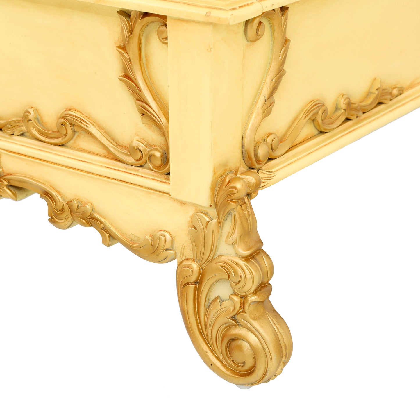 EMILE ING BED ROOM GOLDEN YELLOW FINISH