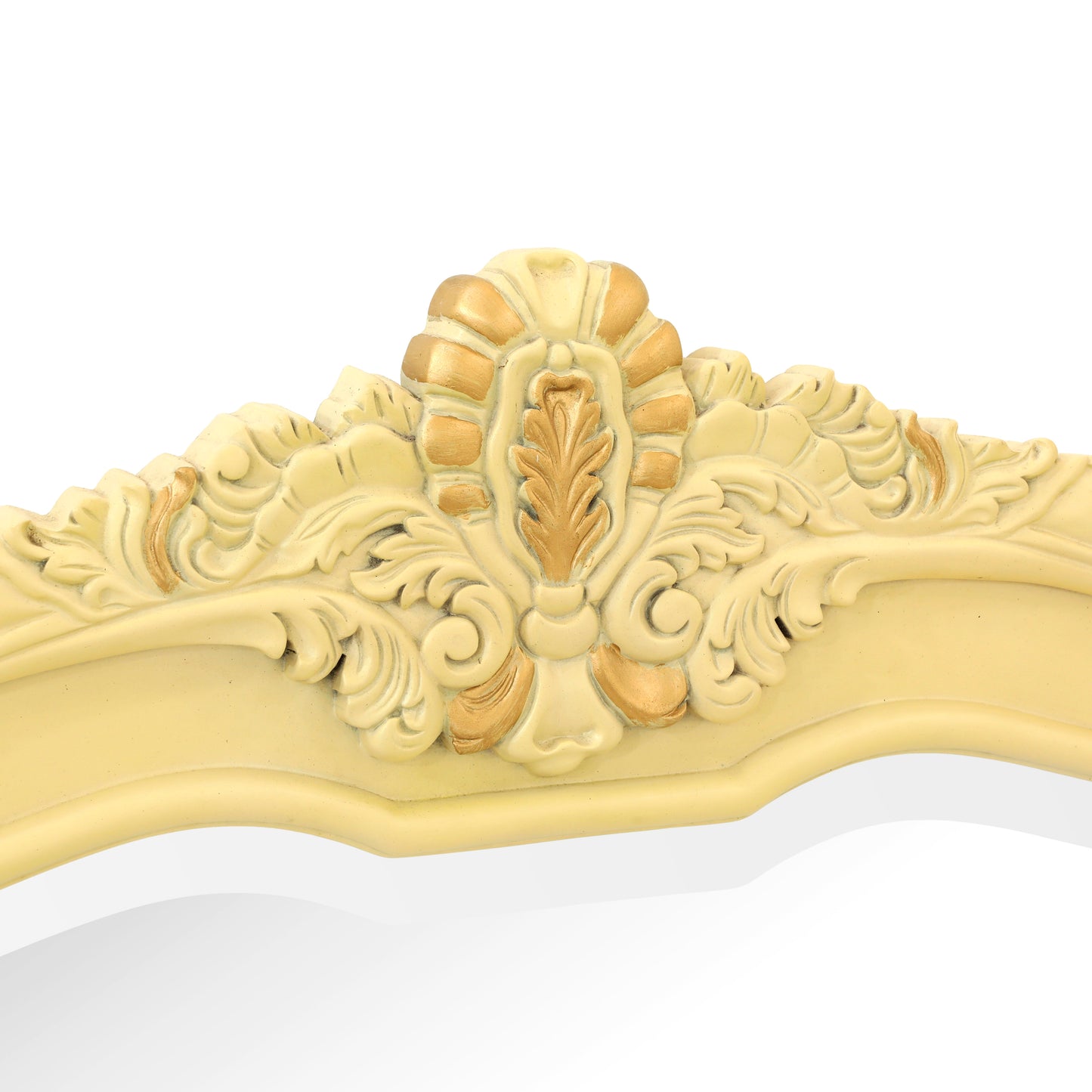 LEONERE KING BED ROOM WHITE WITH GOLD