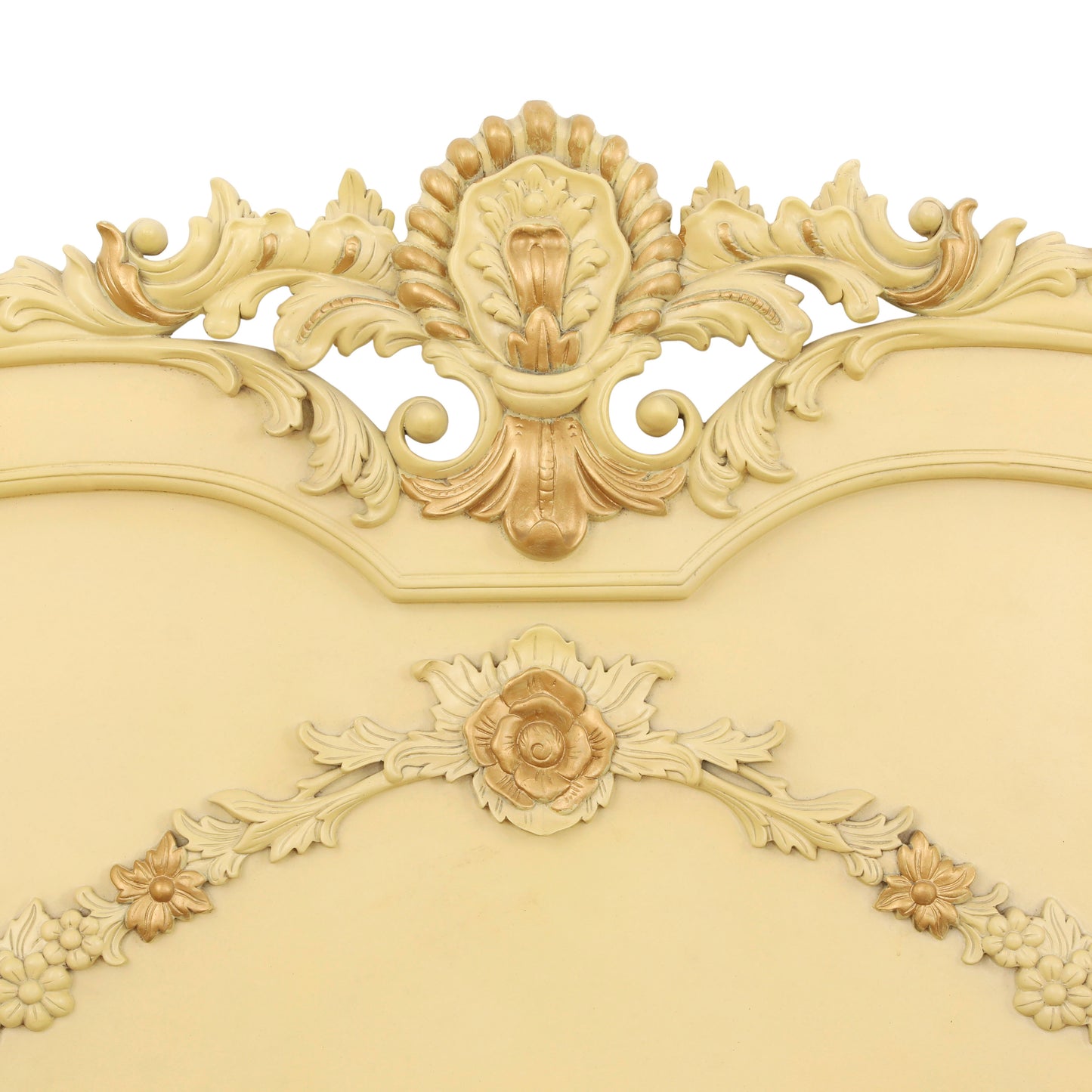 LEONERE KING BED ROOM WHITE WITH GOLD