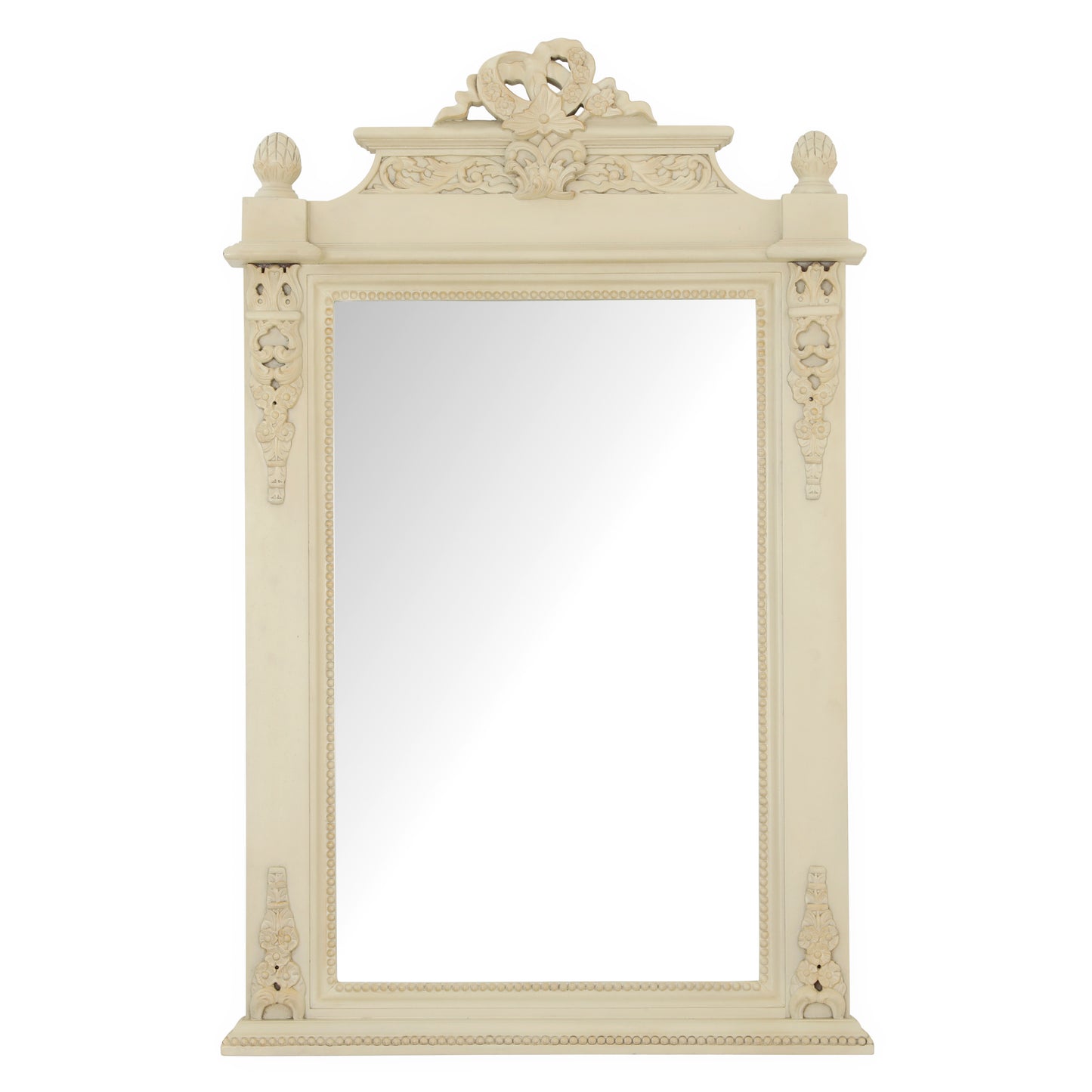 AMELIA KING BED ROOM WITH ANTIQUE IVORY FINISH