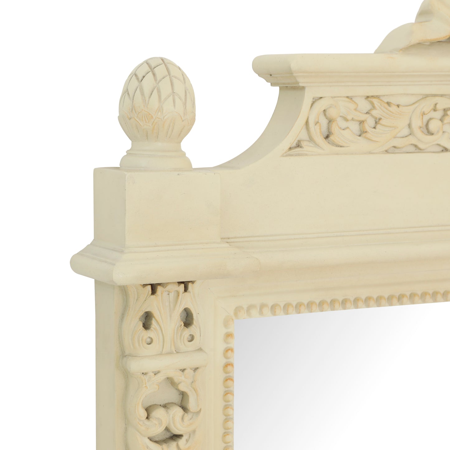 AMELIA KING BED ROOM WITH ANTIQUE IVORY FINISH