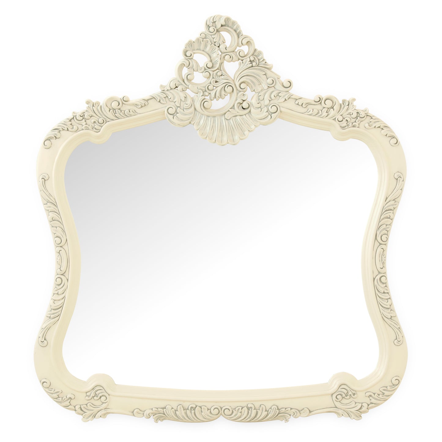 NEW EMILE KING BED ROOM WITH ANTIQUE WHITE