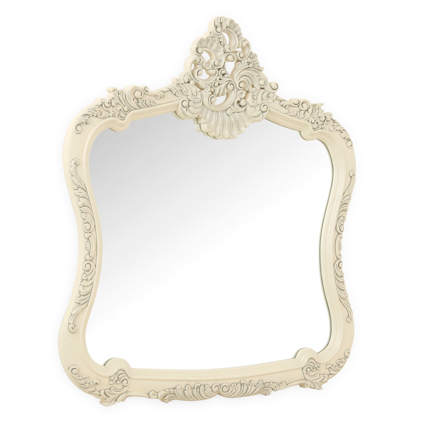 NEW EMILE KING BED ROOM WITH ANTIQUE WHITE