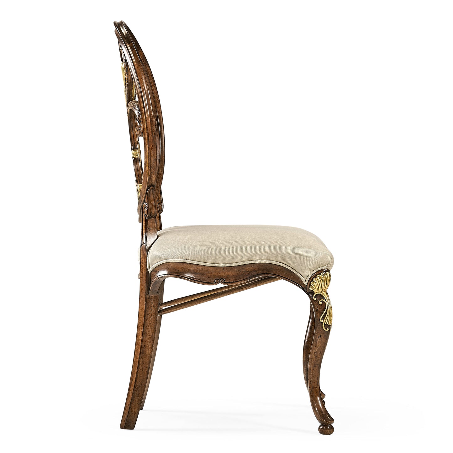 Sheraton style oval back side chair | Jonathan Charles