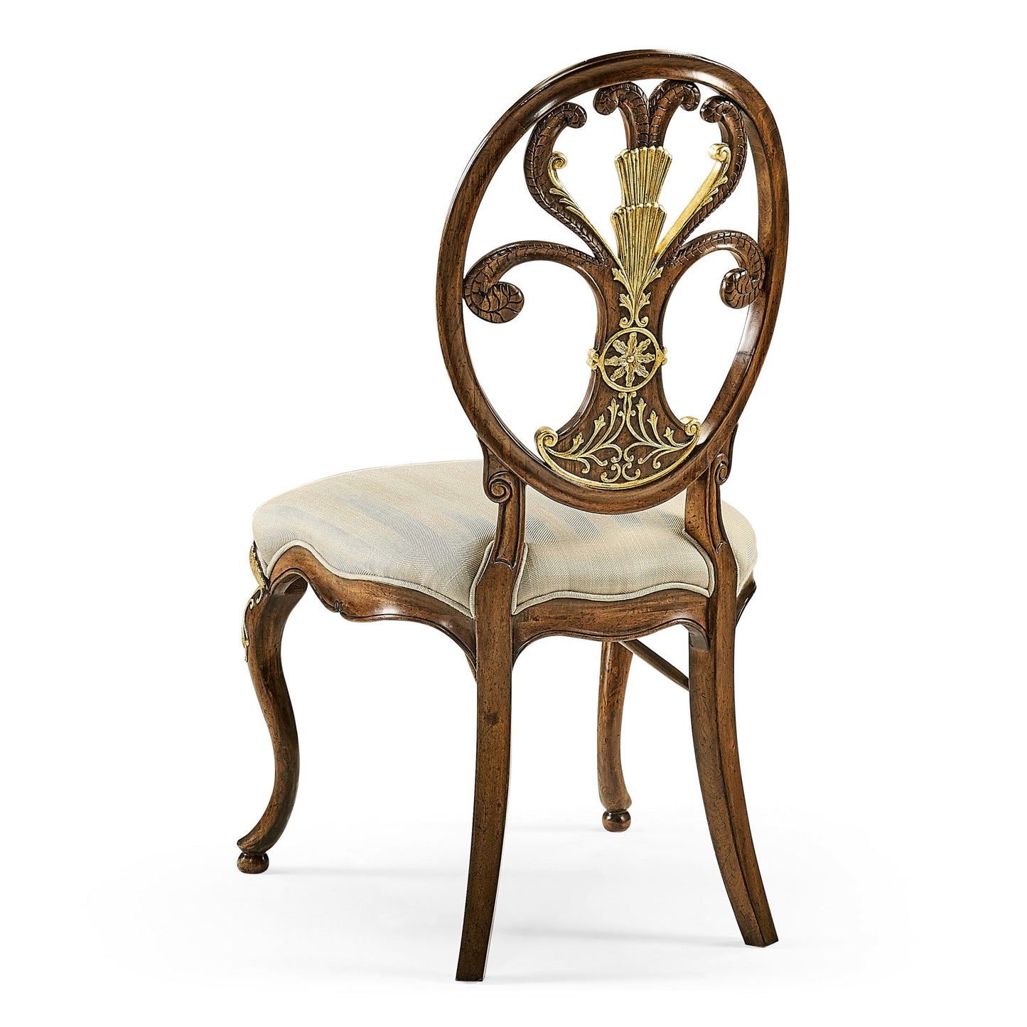 Sheraton style oval back side chair | Jonathan Charles