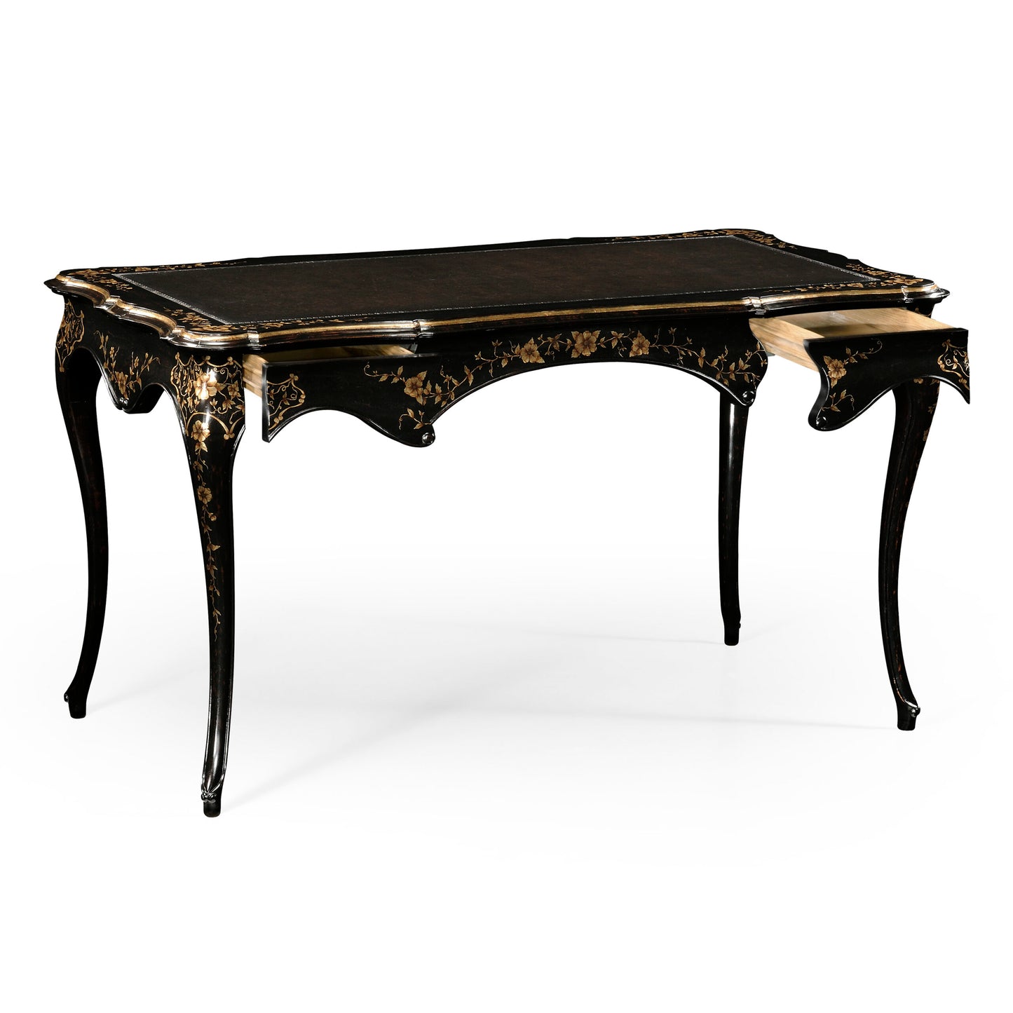 Black painted french desk | Jonathan Charles