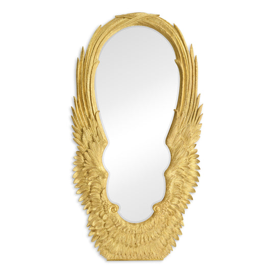 Classical Gilded Winged Floor Mirror | Jonathan Charles