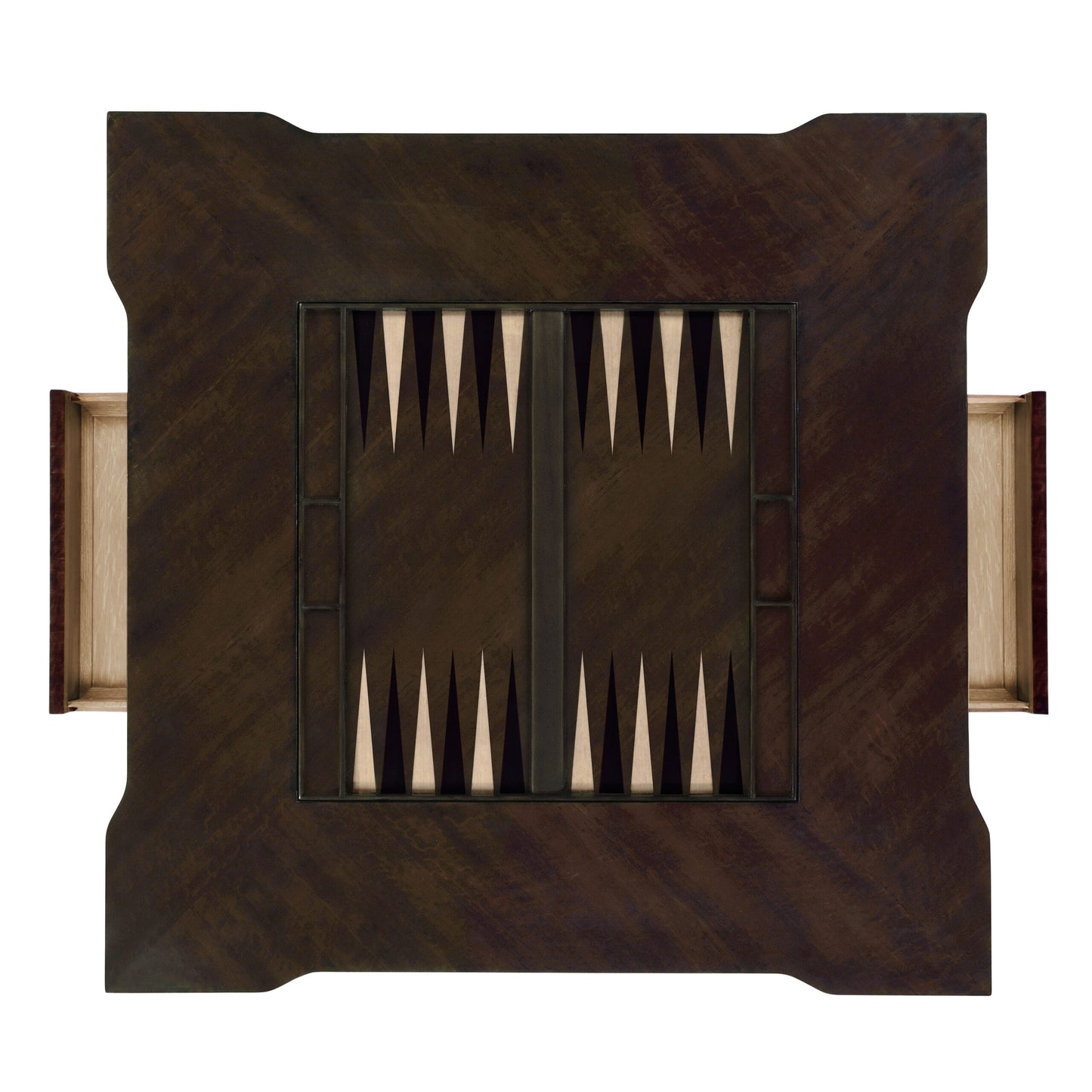 Black Eucalyptus Backgammon and Chess Table | Jonathan Charles