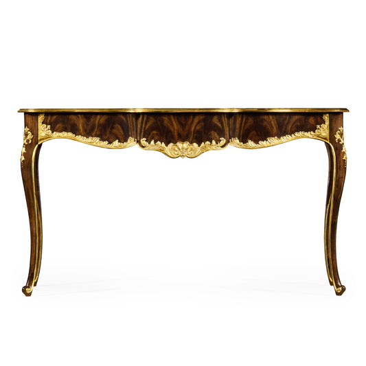 Console table with gilded carvin | Jonathan Charles