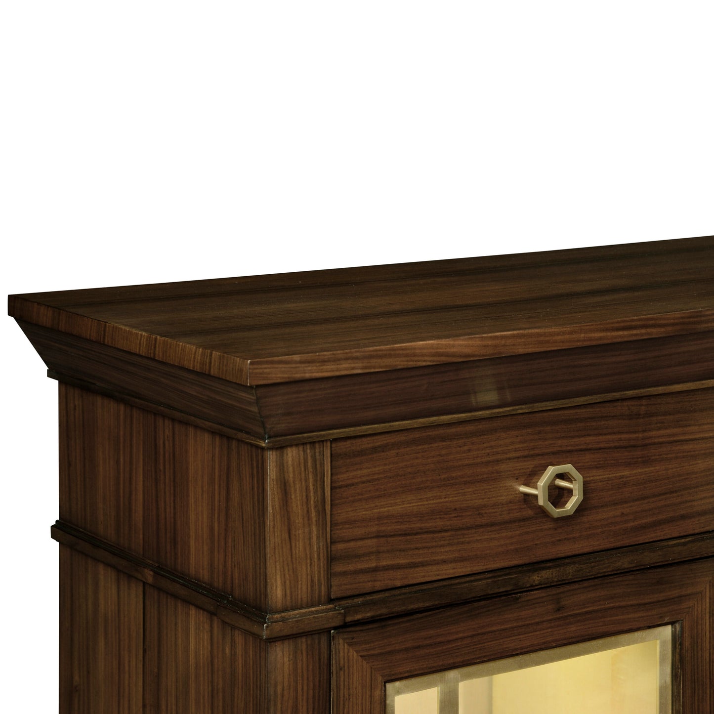 Dark RoseWood  Four-Door Display Cabinet | Jonathan Charles