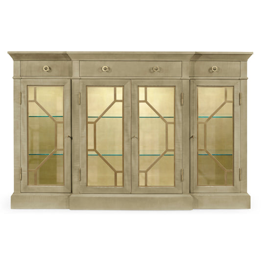 Champagne Four-Door Display Cabinet | Jonathan Charles