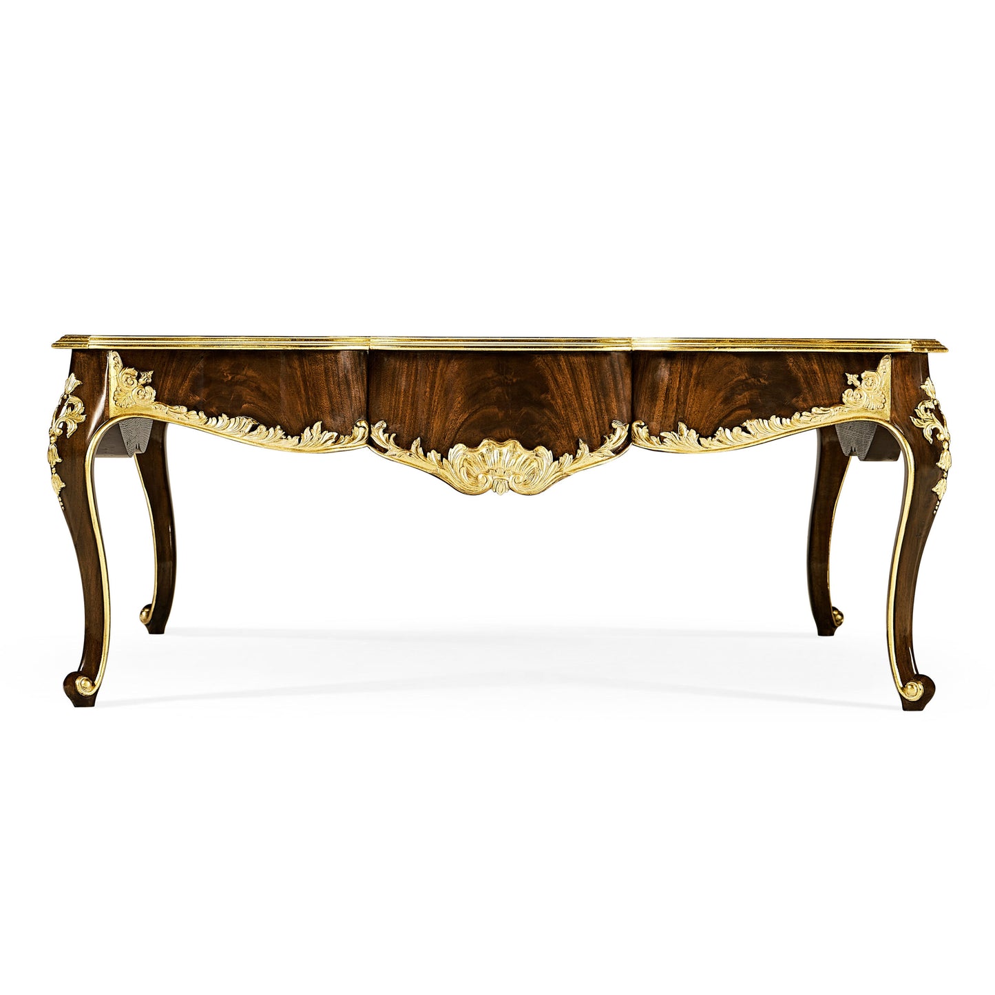 Coffee & End table Set with Gilt Carved Detailing Antique mahogany Brown | Jonathan Charles