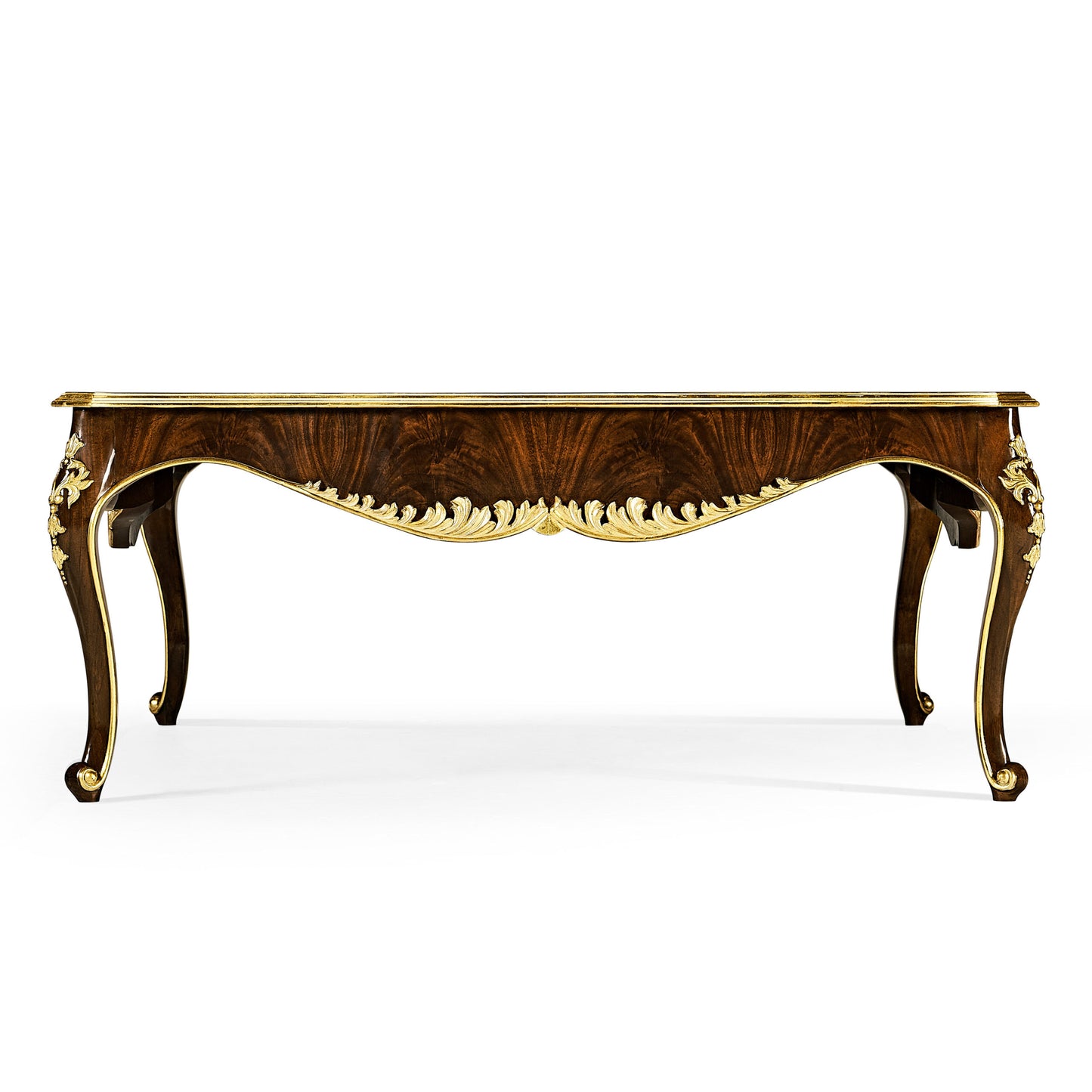 Coffee & End table Set with Gilt Carved Detailing Antique mahogany Brown | Jonathan Charles