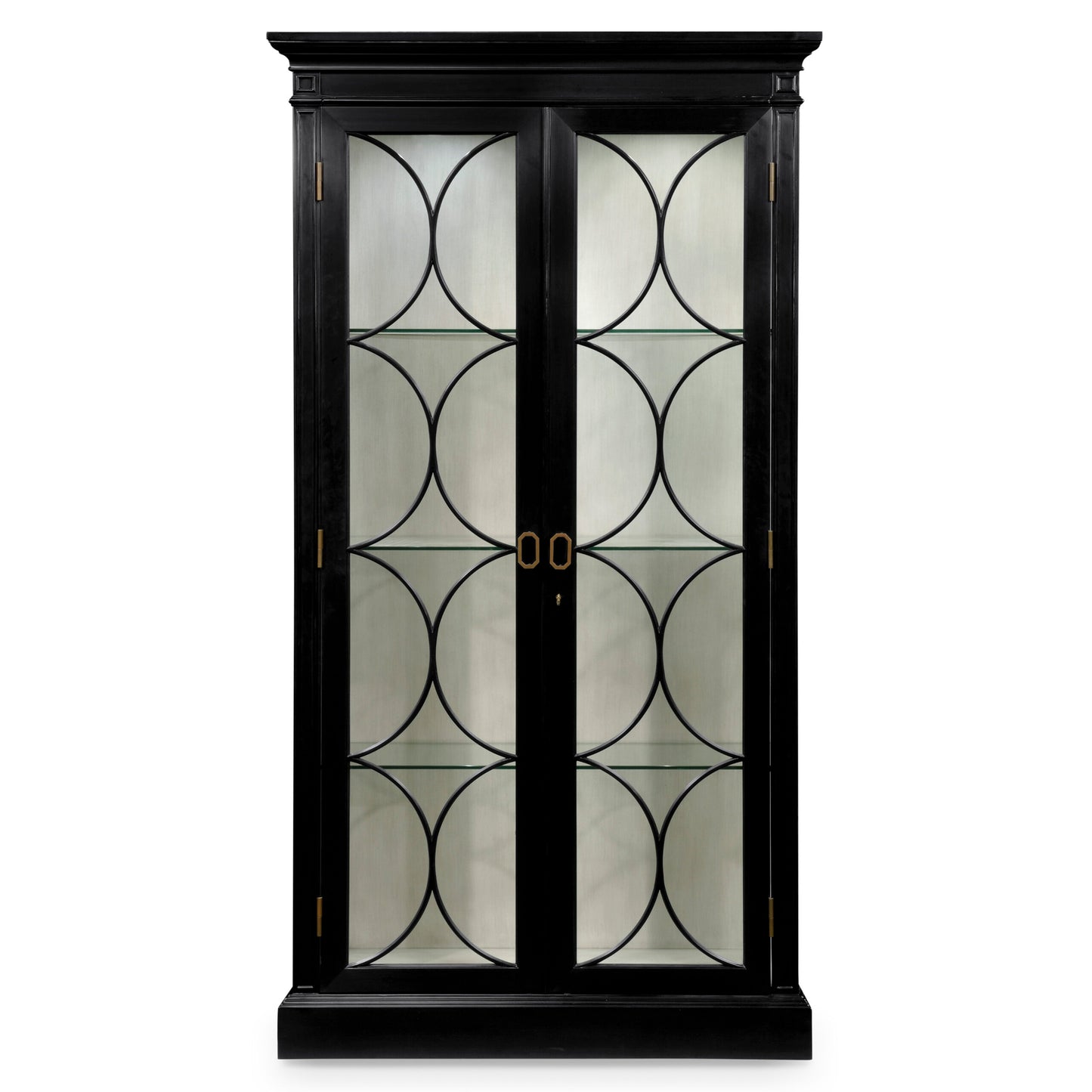 Formal Black Display Cabinet | Jonathan Charles