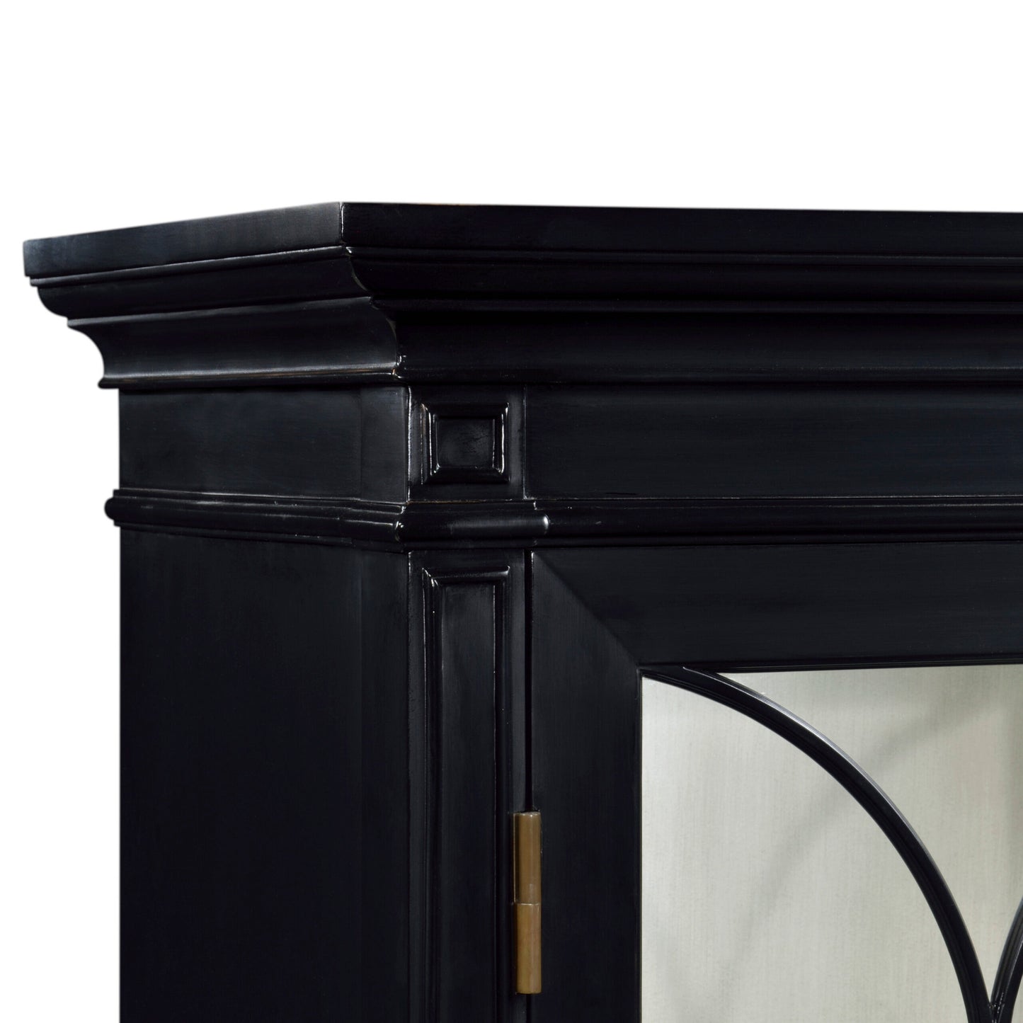 Formal Black Display Cabinet | Jonathan Charles